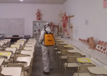 SE LLEVÓ A CABO LA DESINFECCIÓN DE TODAS LAS DEPENDENCIAS DE LA UNVIME