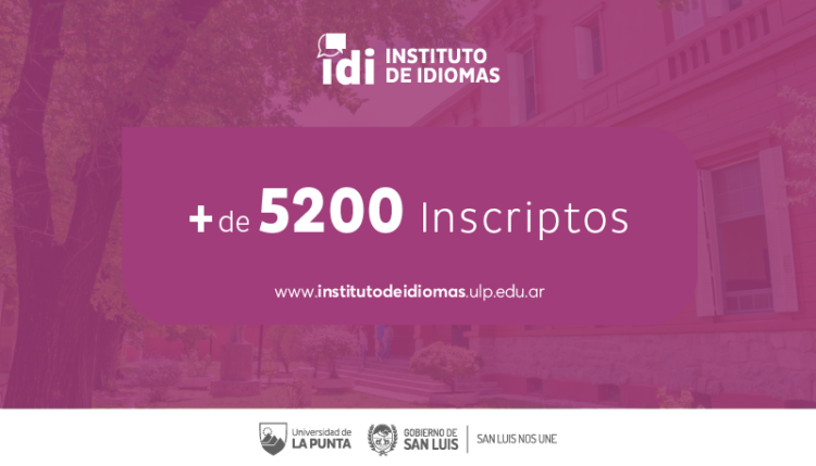 CON MÁS DE 5200 INSCRIPTOS EN TODA LA PROVINCIA ARRANCAN LAS CLASES EN EL INSTITUTO DE IDIOMAS