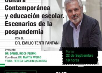 CHARLA ABIERTA CON EMILIO TENTI FANFANI “CULTURA CONTEMPORÁNEA Y EDUCACIÓN ESCOLAR. ESCENARIOS DE LA POSPANDEMIA”