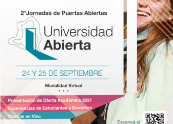 UNIVERSIDAD ABIERTA: SEGUNDAS JORNADAS DE PUERTAS ABIERTAS, EN MODALIDAD VIRTUAL