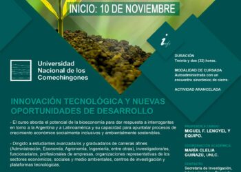 CURSO DE POSGRADO EN BIOECONOMÍA: INNOVACIÓN TECNOLÓGICA Y NUEVAS OPORTUNIDADES DE DESARROLLO