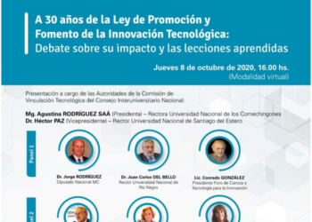 DEBATE “A 30 AÑOS DE LA LEY DE PROMOCIÓN Y FOMENTO DE LA INNOVACIÓN TECNOLÓGICA”