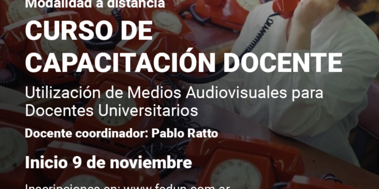 CAPACITACIÓN UTILIZACIÓN DE MEDIOS AUDIOVISUALES PARA DOCENTES UNIVERSITARIOS