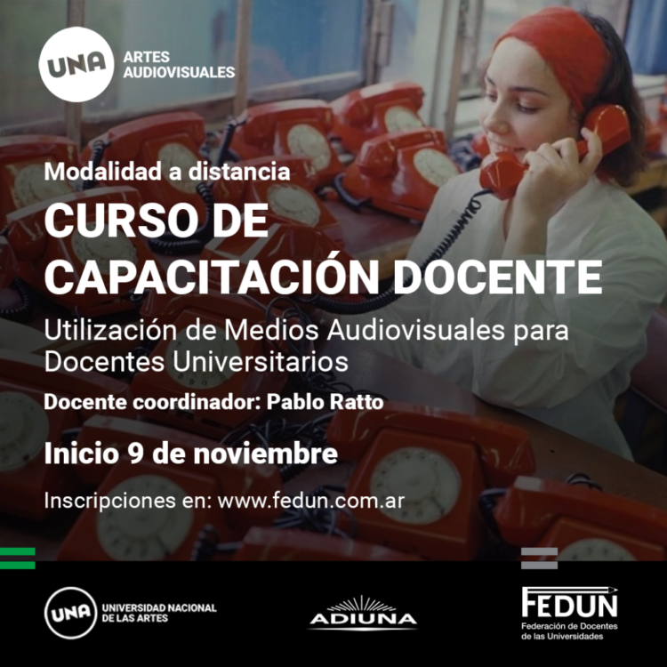 CAPACITACIÓN UTILIZACIÓN DE MEDIOS AUDIOVISUALES PARA DOCENTES UNIVERSITARIOS