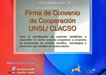 FIRMARÁN UN CONVENIO DE COOPERACIÓN ENTRE LA UNSL Y CLACSO