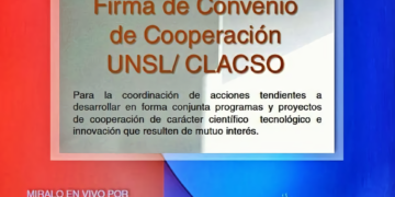 FIRMARÁN UN CONVENIO DE COOPERACIÓN ENTRE LA UNSL Y CLACSO