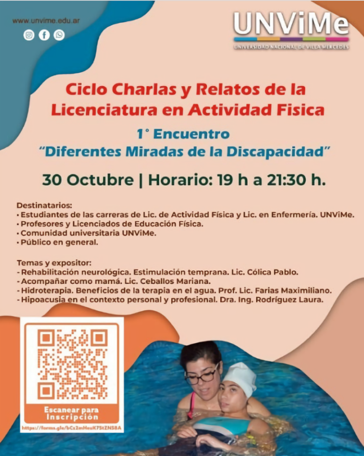 LA LIC. EN ACTIVIDAD FÍSICA INVITA A UN INTERESANTE CICLO DE CHARLAS Y RELATOS