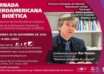 SE APROXIMA LA JORNADA IBEROAMERICANA DE BIOÉTICA