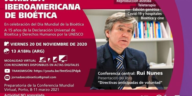 SE APROXIMA LA JORNADA IBEROAMERICANA DE BIOÉTICA