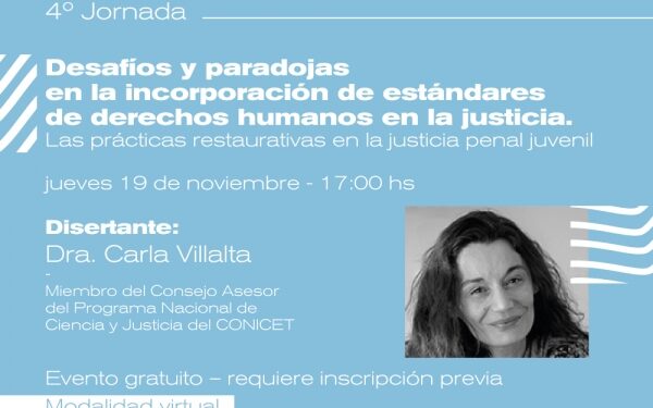 ÚLTIMA CHARLA DE LAS JORNADAS PREPARATORIAS “CIENCIA Y JUSTICIA”