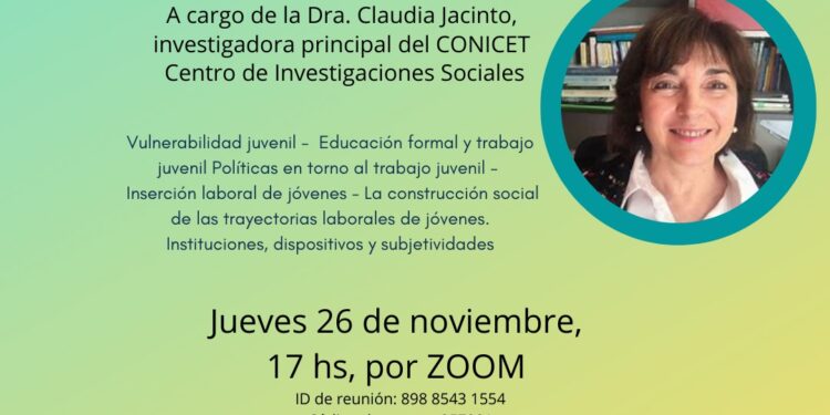 EL TRABAJO JUVENIL EN CLAVE DE LAS HUMANIDADES Y LAS CIENCIAS SOCIALES