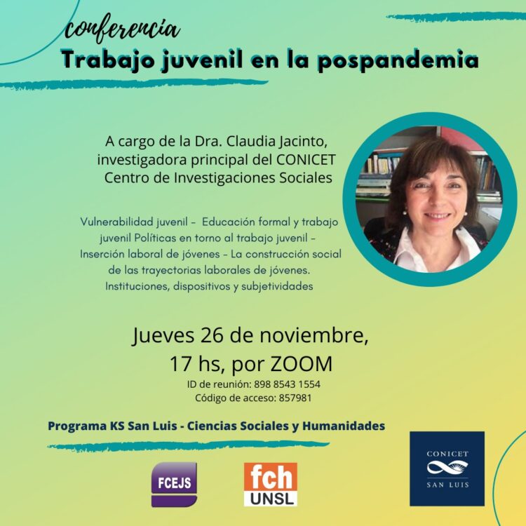 EL TRABAJO JUVENIL EN CLAVE DE LAS HUMANIDADES Y LAS CIENCIAS SOCIALES