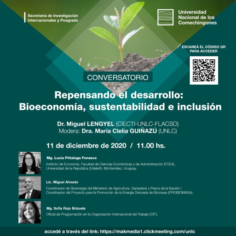 REPENSANDO EL DESARROLLO: BIOECONOMÍA, SUSTENTABILIDAD E INCLUSIÓN