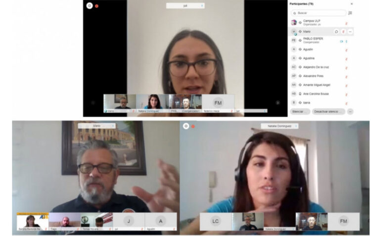 PROFESIONALES DE 12 PAÍSES PARTICIPARON DEL SEMINARIO INTERNACIONAL EN LA SALA VIRTUAL DEL CAMPUS ULP
