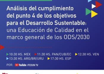 CONFERENCIA INTERNACIONAL “ANÁLISIS DEL CUMPLIMIENTO DEL PUNTO 4 DE LOS ODS”