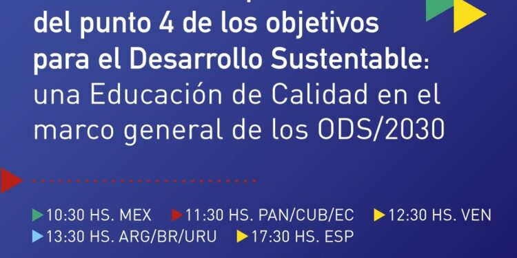 CONFERENCIA INTERNACIONAL “ANÁLISIS DEL CUMPLIMIENTO DEL PUNTO 4 DE LOS ODS”