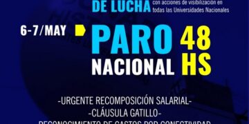 SE VIENEN 3 JORNADAS DE PARO NACIONAL DE DOCENTES UNIVERSITARIOS