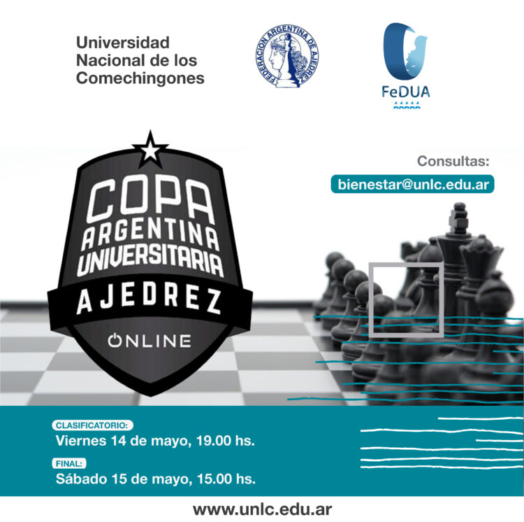 SE VIENE UNA NUEVA EDICIÓN DE LA COPA ARGENTINA UNIVERSITARIA DE AJEDREZ ONLINE