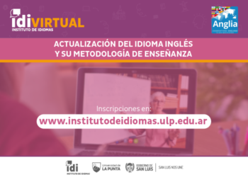 DISPONIBLE LA INSCRIPCIÓN AL CURSO PARA ACTUALIZACIÓN DEL IDIOMA INGLÉS Y SU METODOLOGÍA DE ENSEÑANZA