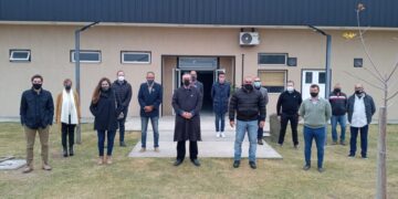 LA UNVIME Y EL MUNICIPIO CUMPLIERON UNA JORNADA DE TRABAJO EN EL CAMPUS UNIVERSITARIO