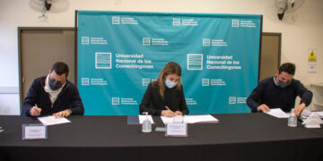 EL MINISTERIO DE PRODUCCIÓN Y SAN LUIS AGUA FIRMARON UN CONVENIO DE TRABAJO CON LA UNIVERSIDAD NACIONAL DE LOS COMECHINGONES