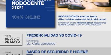PROGRAMA DE CAPACITACION NODOCENTE 2021 DE LA UNLC