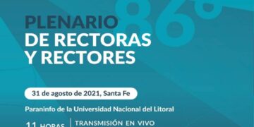 EL CIN REALIZARÁ SU 86° PLENARIO DE RECTORAS Y RECTORES EN SANTA FE