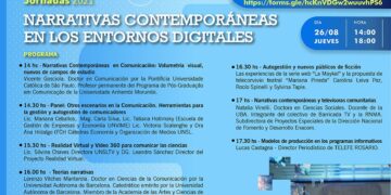 UNSL: HOY SE REALIZA LA JORNADA DE NARRATIVAS CONTEMPORÁNEAS EN ENTORNOS DIGITALES