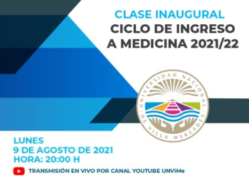 UNVIME: SE REALIZA LA CLASE INAUGURAL DEL CICLO DE INGRESO A MEDICINA