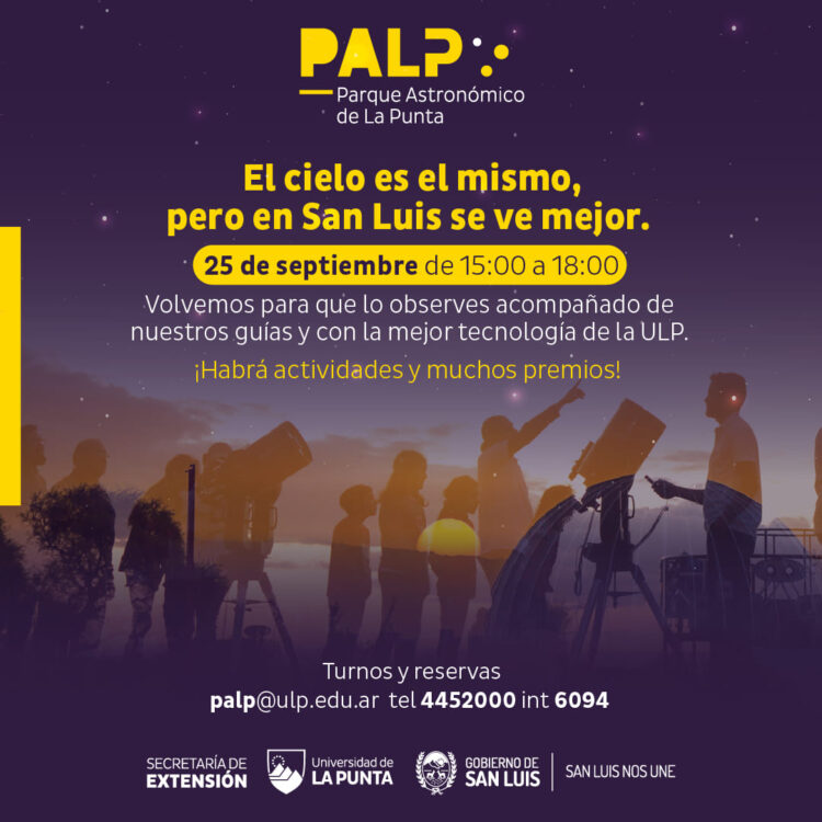 ESTE SÁBADO EL PALP DE LA ULP ABRE SUS PUERTAS