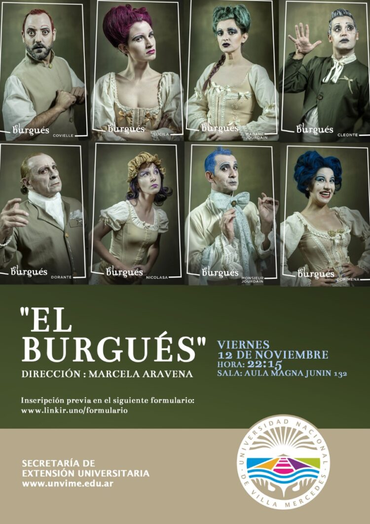 LA UNVIME INVITA A LA OBRA DE TEATRO “EL BURGUÉS”