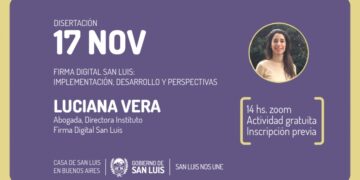 ULP: FIRMA DIGITAL SERÁ PROTAGONISTA DEL CICLO DE DISERTACIONES DE LA CASA DE SAN LUIS EN BUENOS AIRES