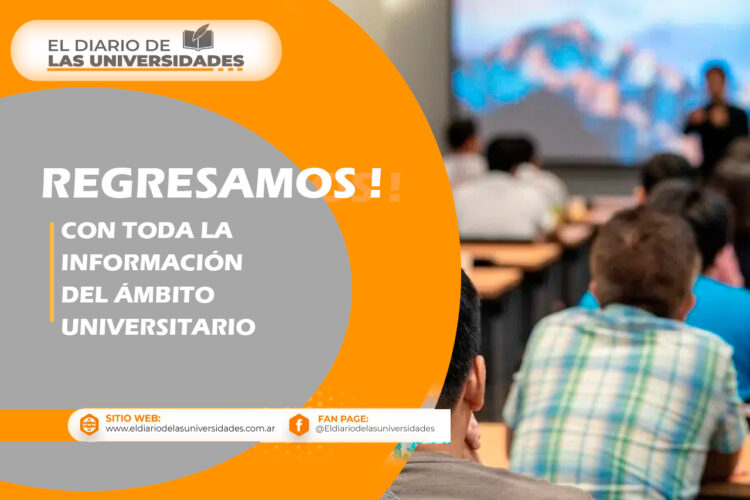 RETOMAMOS CON TODA LA INFORMACIÓN DEL ÁMBITO UNIVERSITARIO