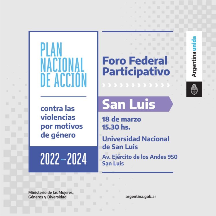 FORO FEDERAL PARTICIPATIVO EN SAN LUIS