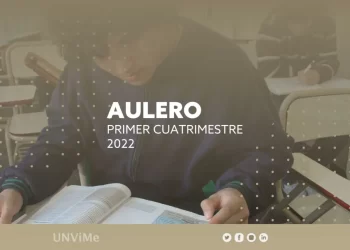 UNVIME: YA ESTÁ DISPONIBLE EL AULERO DEL PRIMER CUATRIMESTRE