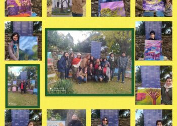 UNLC: ESTUDIANTES DE LA LICENCIATURA EN ARTES VISUALES PARTICIPARON EN EL ENCUENTRO DE PINTORES PAISAJISTAS