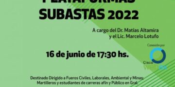 WEBINAR SOBRE PLATAFORMAS SUBASTAS 2022