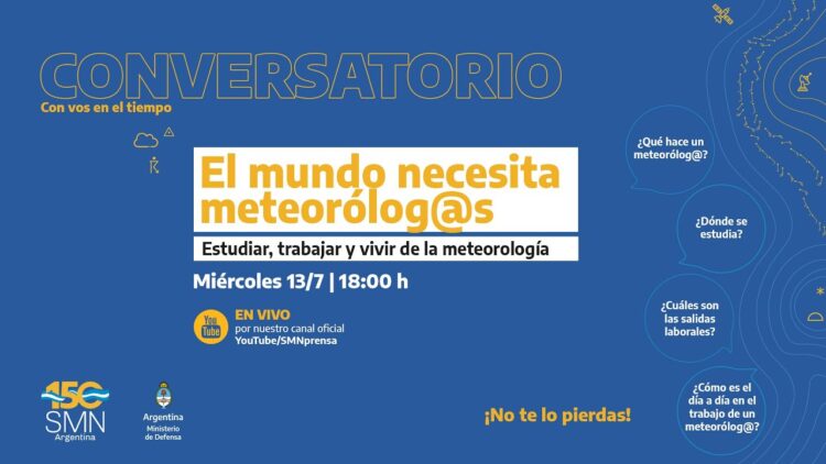 FEDERICO NORTE, DOCENTE DE LA UNLC, DISERTARÁ EN CONVERSATORIO DEL SERVICIO METEOROLÓGICO NACIONAL