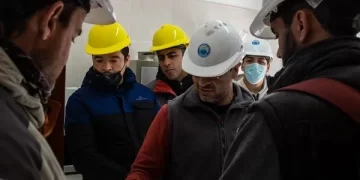 ESTUDIANTES DE LA UNVIME RECORRIERON LA PLANTA POTABILIZADORA DEL DIQUE VULPIANI