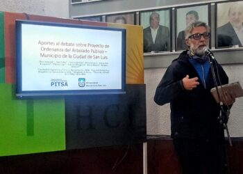 LA UNSL HIZO SU APORTE EN LA SESIÓN DEL ARBOLADO PUBLICO DEL CONCEJO DELIBERANTE