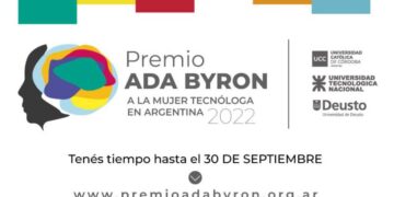 PREMIO ADA BYRON PARA MUJERES CIENTÍFICAS: HASTA EL 30 DE SEPTIEMBRE
