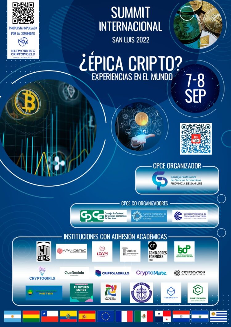 SUMMIT Internacional – ¿Épica cripto? Experiencias en el mundo – San Luis 2022.