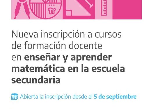 ¡CURSOS PARA DOCENTES DE MATEMÁTICA!