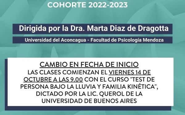 DIPLOMATURA UNIVERSITARIA EN PSICODIAGNÓSTICO