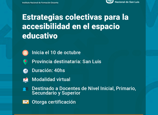 “ESTRATEGIAS COLECTIVAS PARA LA ACCESIBILIDAD EN EL ESPACIO EDUCATIVO”