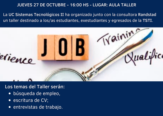 IFDC VM: TALLER DE BÚSQUEDA DE EMPLEO