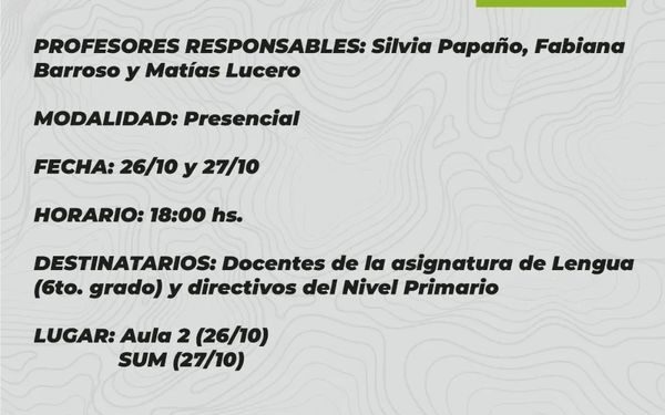 IFDC SL: JORNADA PARA LA IMPLEMENTACIÓN DE LAS EVALUACIONES APRENDER 2022 (NIVEL PRIMARIO).