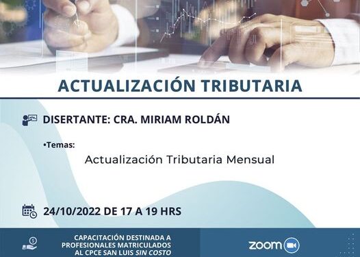 CONSEJO PROFESIONAL DE CIENCIAS ECONOMICAS: CURSO DE ACTUALIZACIÓN TRIBUTARIA