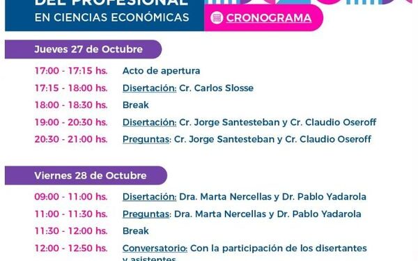 CONSEJO PROFESIONAL DE CIENCIAS ECONOMICAS SL: JORNADA – RESPONSABILIDAD DEL PROFESIONAL EN CIENCIAS ECONÓMICAS.