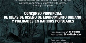 CONCURSO PROVINCIAL DE IDEAS DE DISEÑO DE EQUIPAMIENTO URBANO Y VIALIDADES EN BARRIOS POPULARES